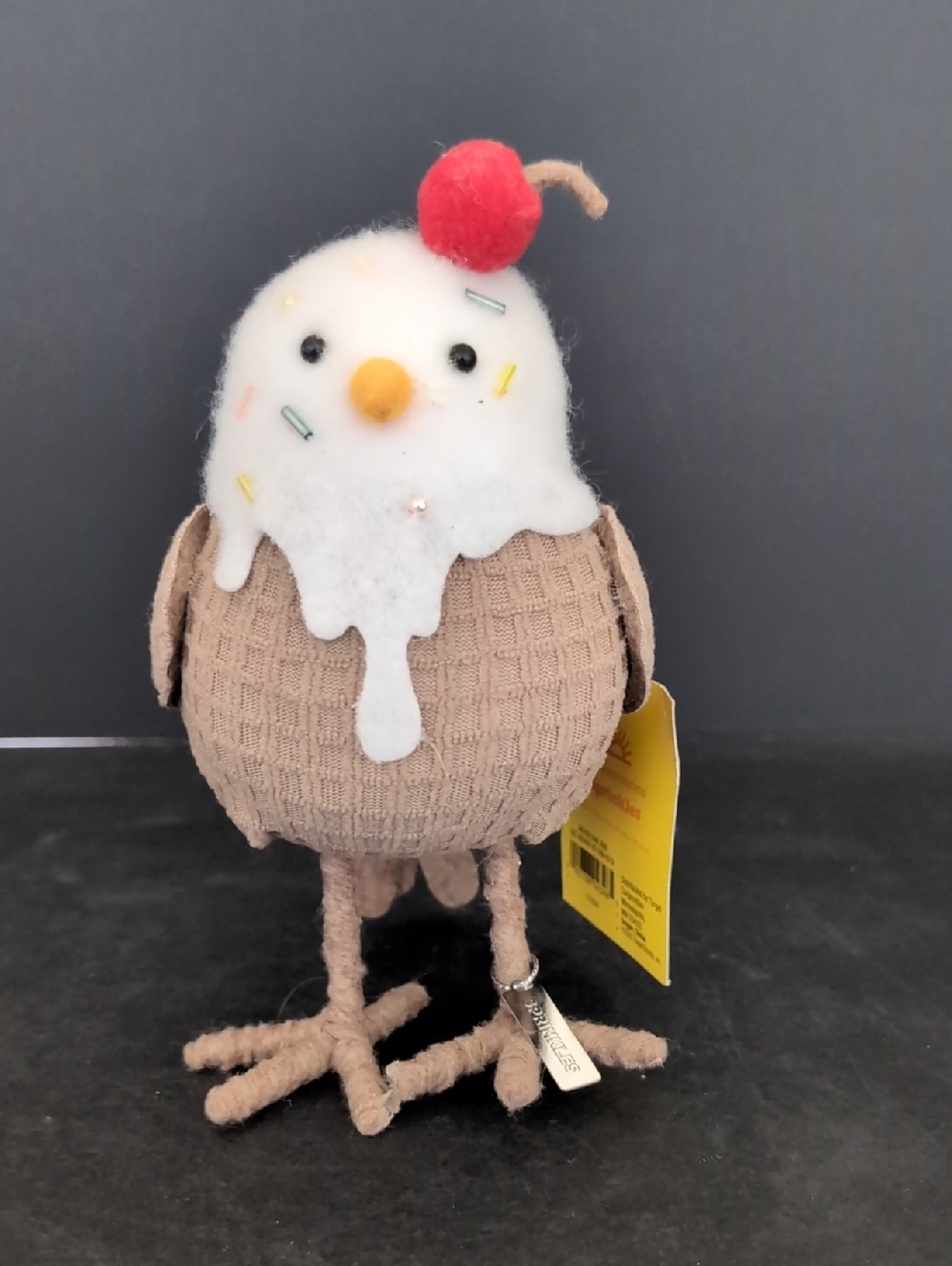 2025 Sun Squad,Featherly Friends Sprinkles Ice Cream Bird Figurine.